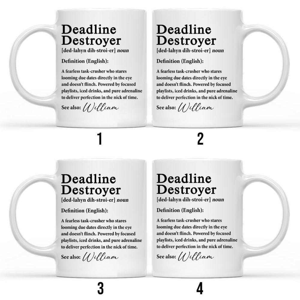 Custom Coworker, Christmas & Birthday Team Appreciation Gift • Funny Title - Personalized Coffee Mug