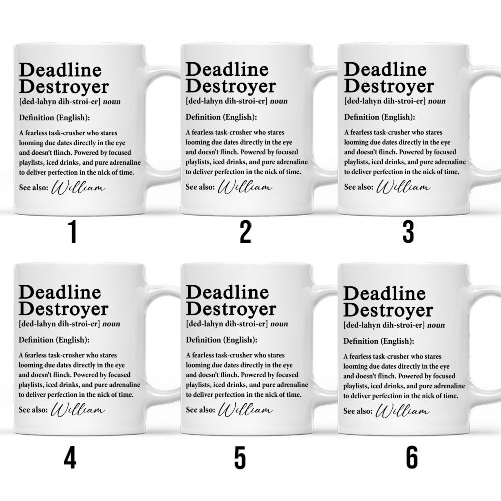 Custom Coworker, Christmas & Birthday Team Appreciation Gift • Funny Title - Personalized Coffee Mug