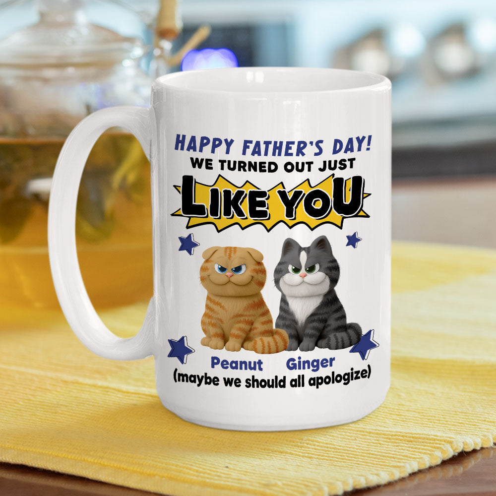 Custom Christmas & Birthday Keepsake Gift • Turned Out Like You - Personalized Coffee Mug