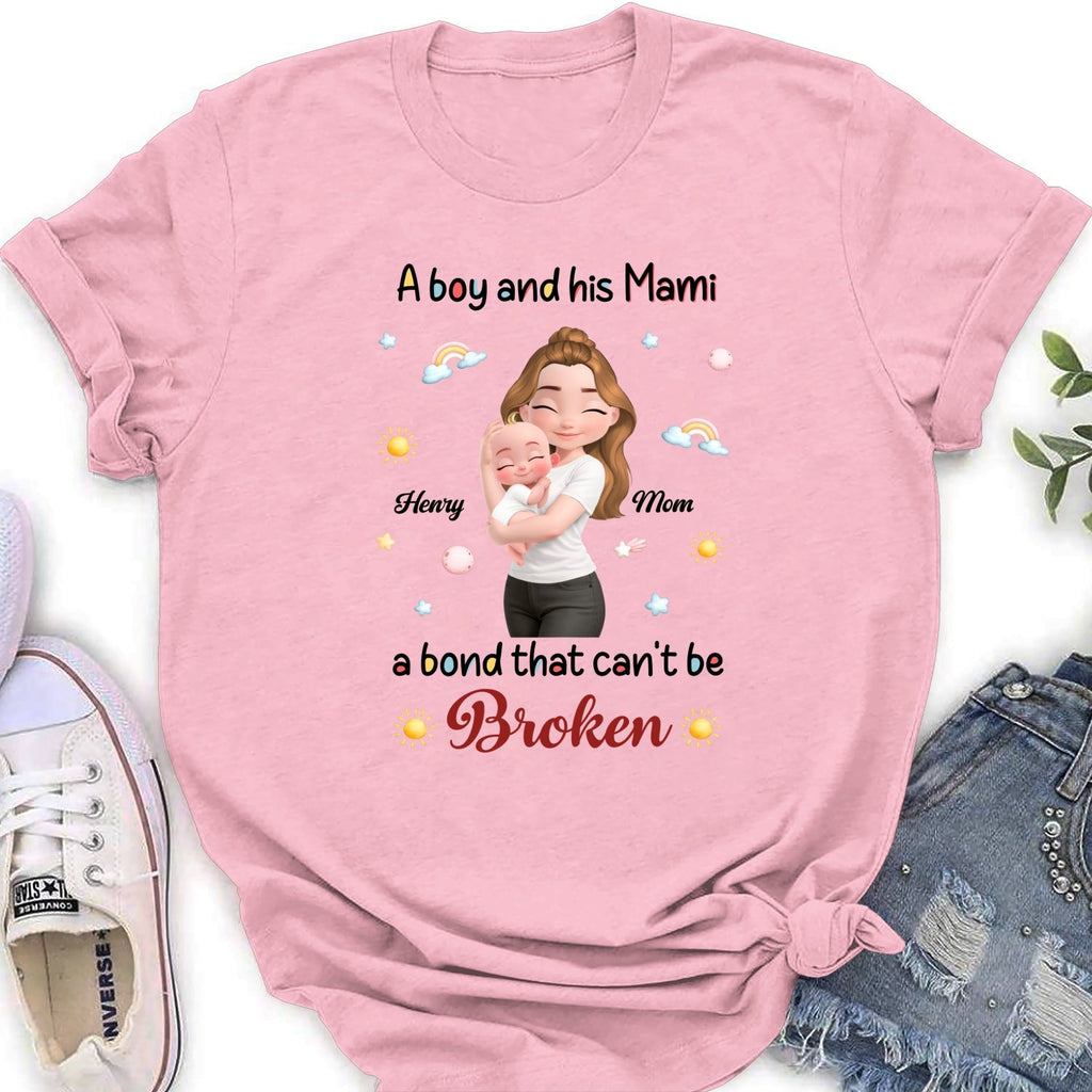 Custom Christmas & Birthday Keepsake Gift • A Baby And Mama - Personalized Shirt