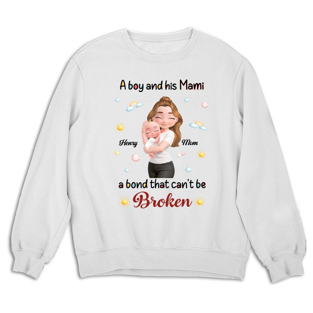 Custom Christmas & Birthday Keepsake Gift • A Baby And Mama - Personalized Shirt