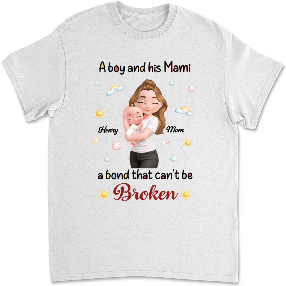 Custom Christmas & Birthday Keepsake Gift • A Baby And Mama - Personalized Shirt
