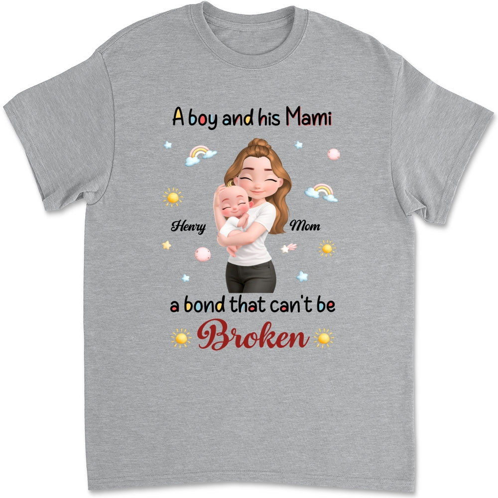 Custom Christmas & Birthday Keepsake Gift • A Baby And Mama - Personalized Shirt
