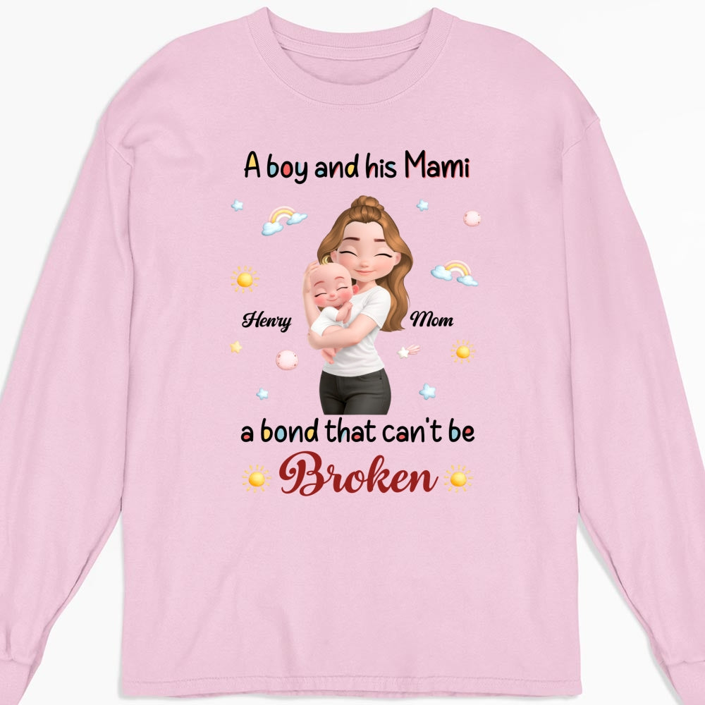 Custom Christmas & Birthday Keepsake Gift • A Baby And Mama - Personalized Shirt