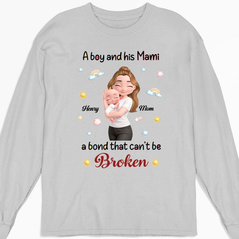 Custom Christmas & Birthday Keepsake Gift • A Baby And Mama - Personalized Shirt