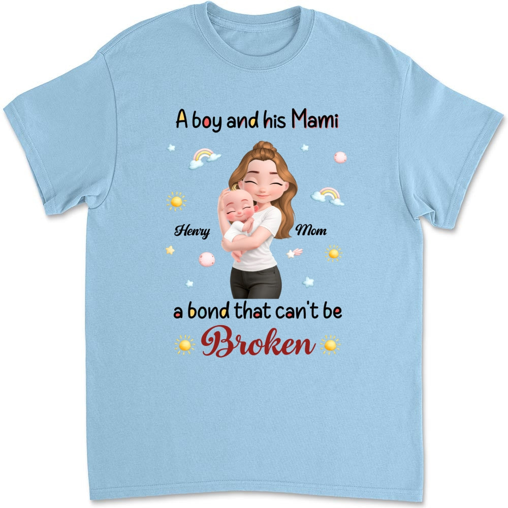 Custom Christmas & Birthday Keepsake Gift • A Baby And Mama - Personalized Shirt