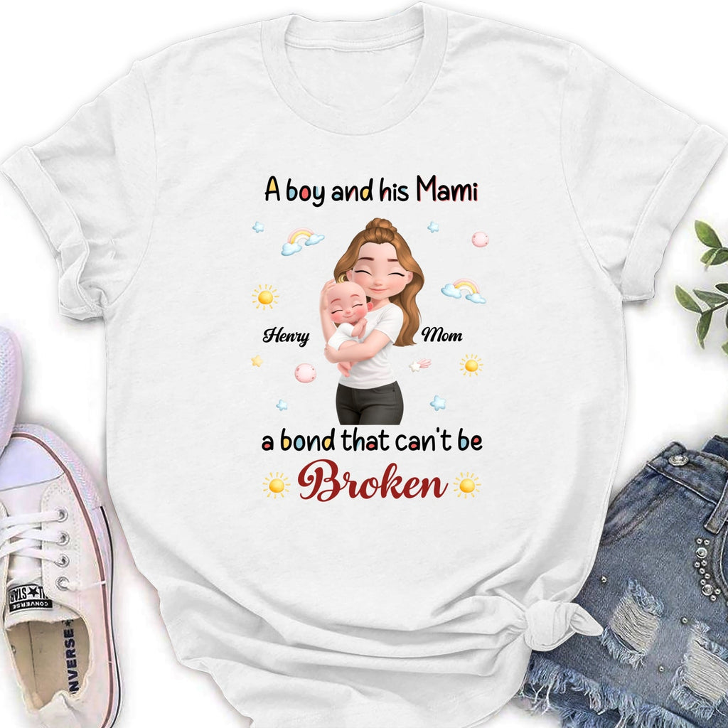 Custom Christmas & Birthday Keepsake Gift • A Baby And Mama - Personalized Shirt