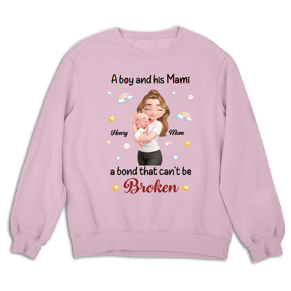 Custom Christmas & Birthday Keepsake Gift • A Baby And Mama - Personalized Shirt