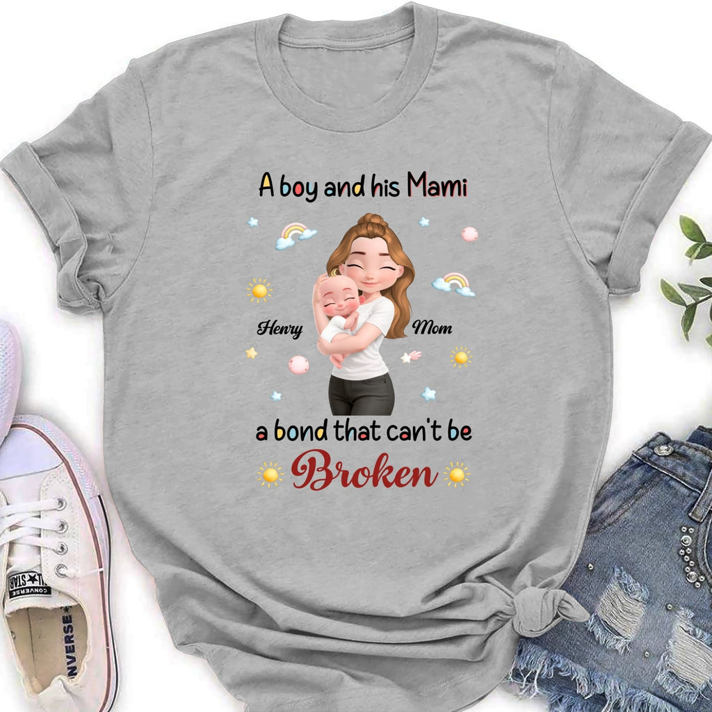 Custom Christmas & Birthday Keepsake Gift • A Baby And Mama - Personalized Shirt