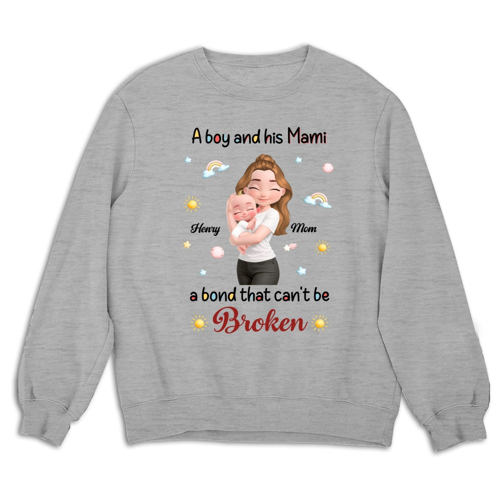 Custom Christmas & Birthday Keepsake Gift • A Baby And Mama - Personalized Shirt
