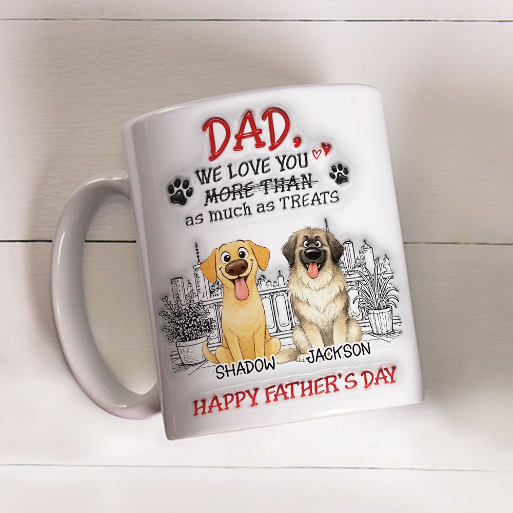 Custom Christmas & Birthday Keepsake Gift • More Than - Personalized 3D Inflated Effect Mug