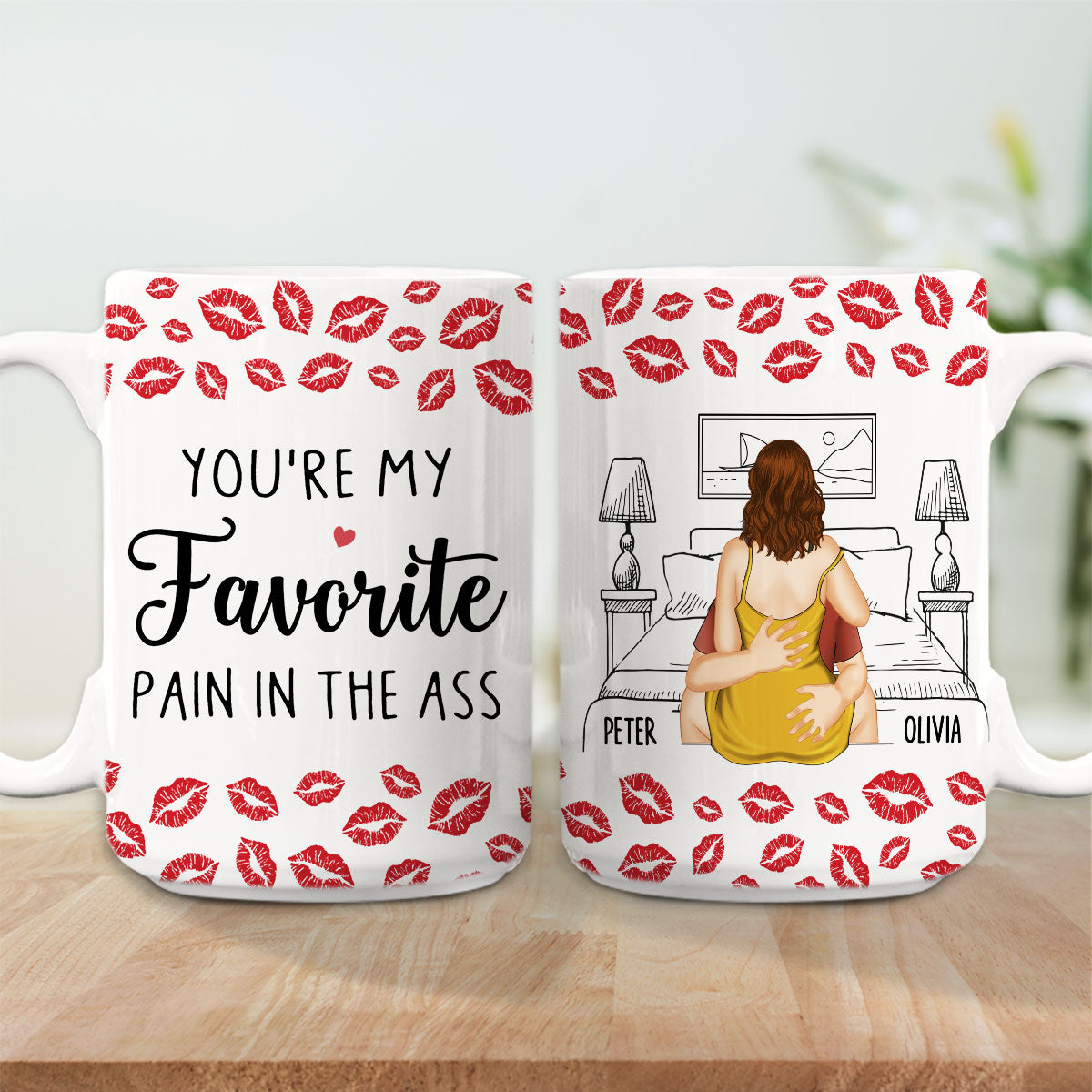 Custom Anniversary Keepsake Gifts For Couple • My Favourite Pain - Personalized Coffee Mug