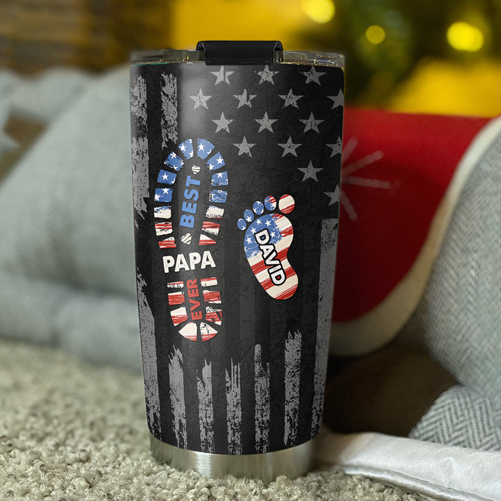 Custom Father's Day Birthday Gifts For Dad • Best Dad Ever - Personalized Tumbler