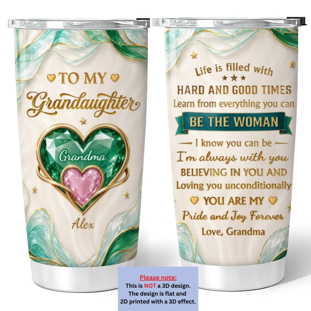 Custom Christmas Birthday Gifts For Children • Pride And Joy Forever - Personalized 3D Effect Tumbler