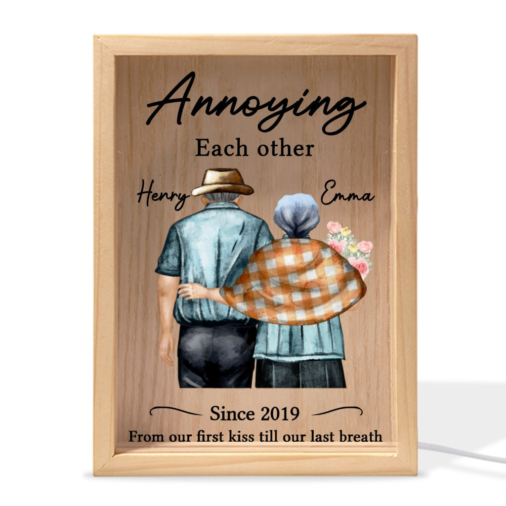 Till Our Last Breath - Personalized Frame Light Box