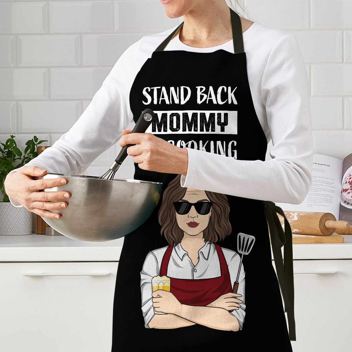 Mommy Is Cooking Step Away - Personalized Apron