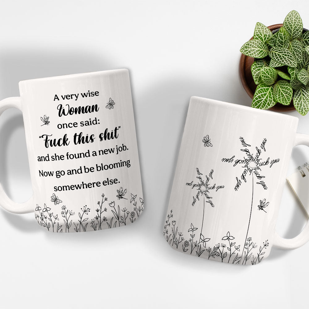Custom Coworker, Christmas & Birthday Team Appreciation Gift • New Job But Same Hidden Sass - Personalized Coffee Mug