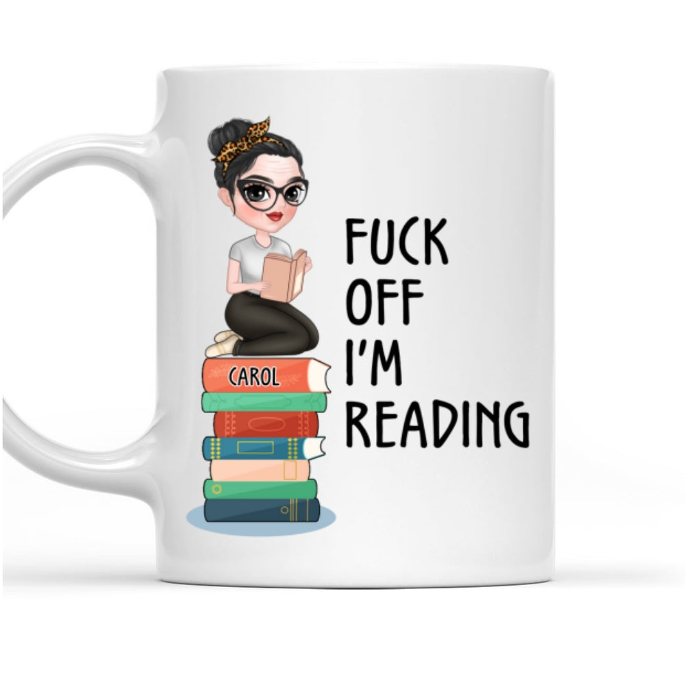 Custom Christmas & Birthday Keepsake Gift • I Am Reading - Personalized Coffee Mug
