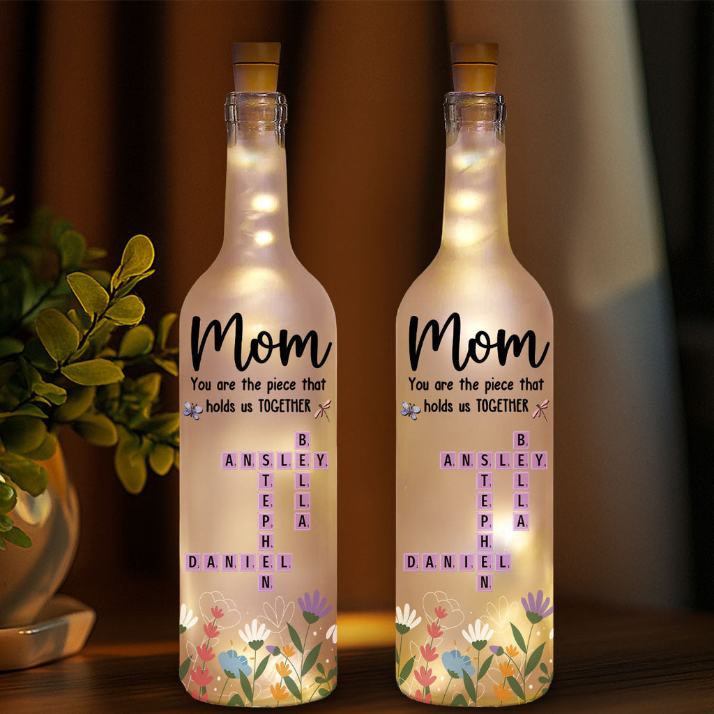 Hold Us Together - Personalized Bottle Lamp