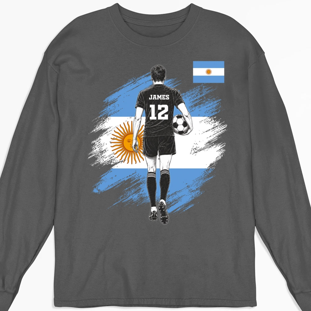Custom Christmas & Birthday Keepsake Gift • Football Warrior - Personalized Shirt