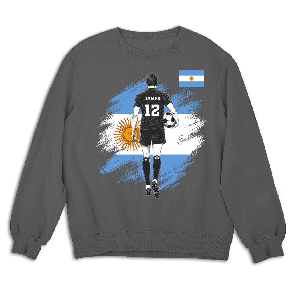 Custom Christmas & Birthday Keepsake Gift • Football Warrior - Personalized Shirt