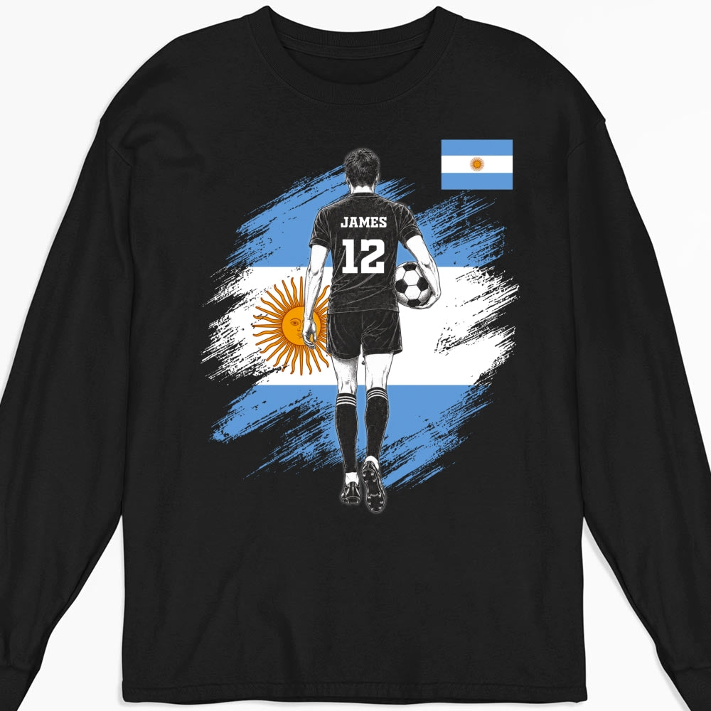 Custom Christmas & Birthday Keepsake Gift • Football Warrior - Personalized Shirt