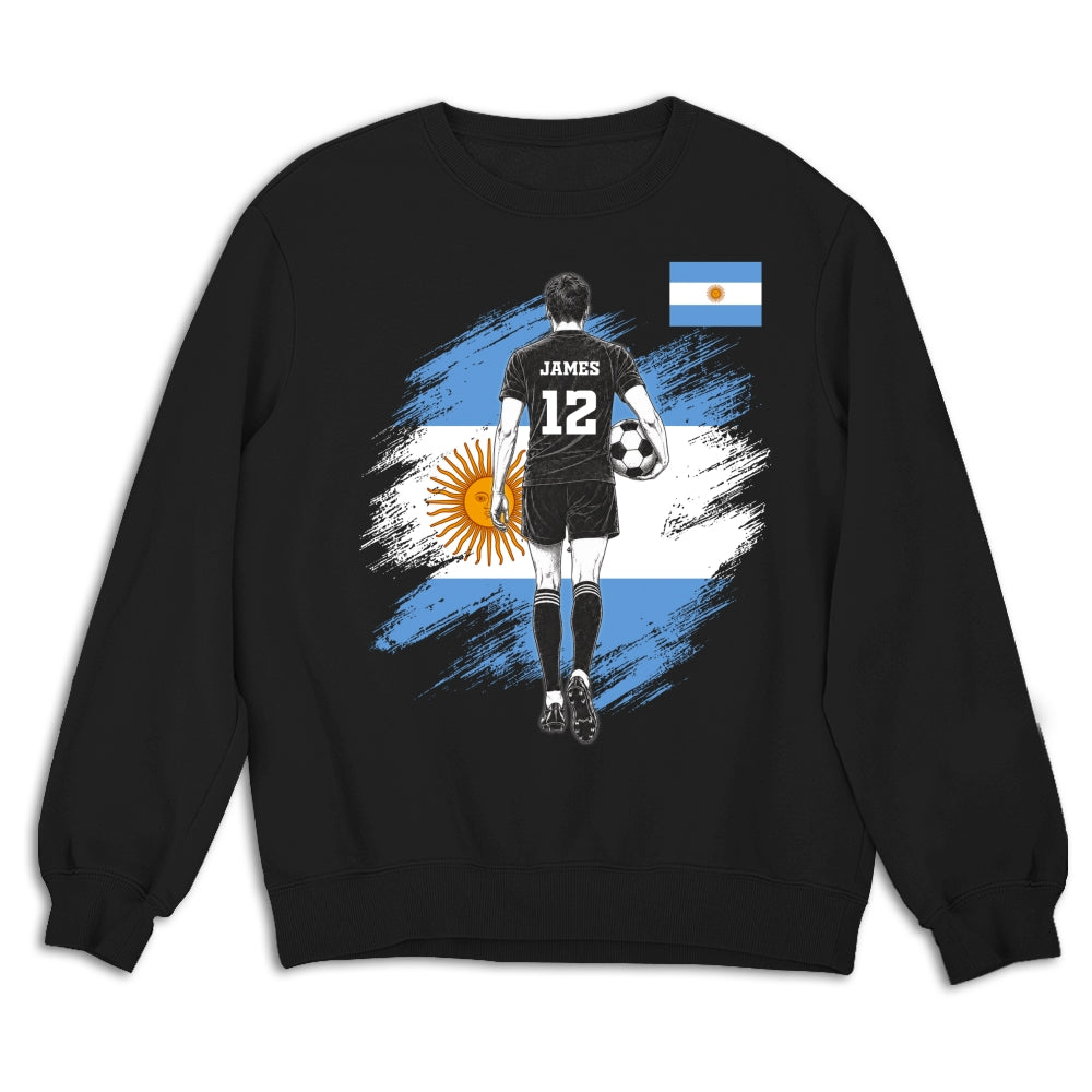 Custom Christmas & Birthday Keepsake Gift • Football Warrior - Personalized Shirt