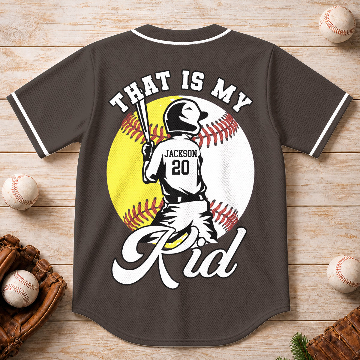 Ballpark Mom - Personalized Unisex Baseball Jersey