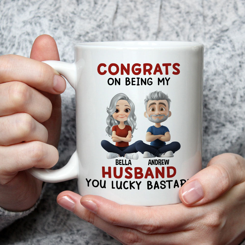 Custom Anniversary Keepsake Gifts For Couple • Being My Husband - Personalized Coffee Mug
