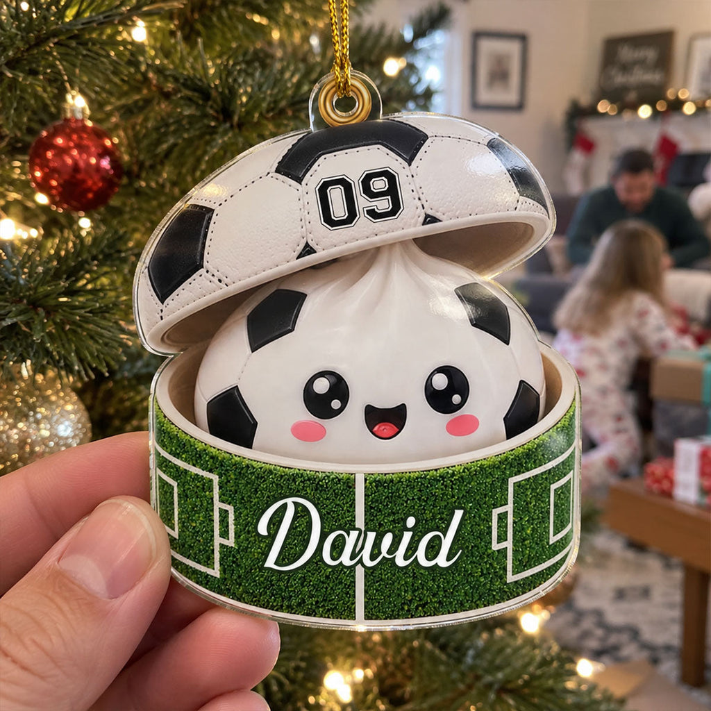 Custom Family Ornament, Christmas Gift for Family Members •  Jolly Little Joy - Personalized Acrylic Ornament