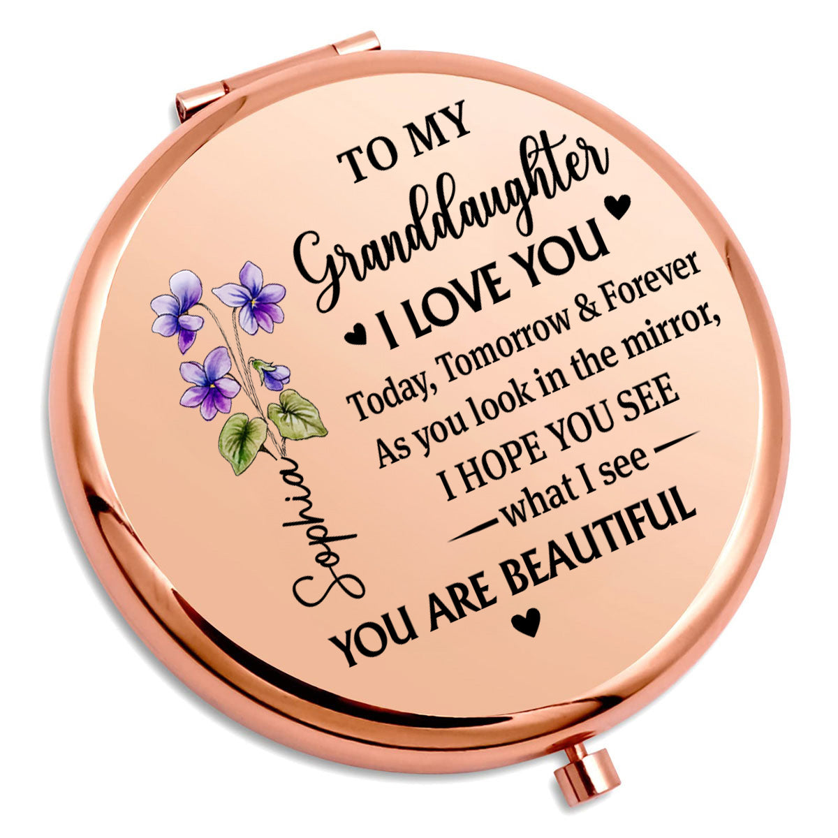 Always Remember How Special You Are - Personalized Compact Mirror