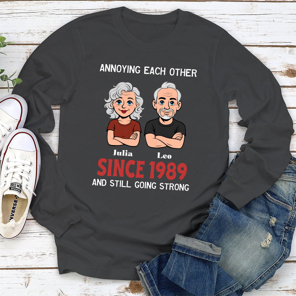 Custom Christmas Anniversary Keepsake Gifts For Husband • Together Forever Retro - Personalized Shirt