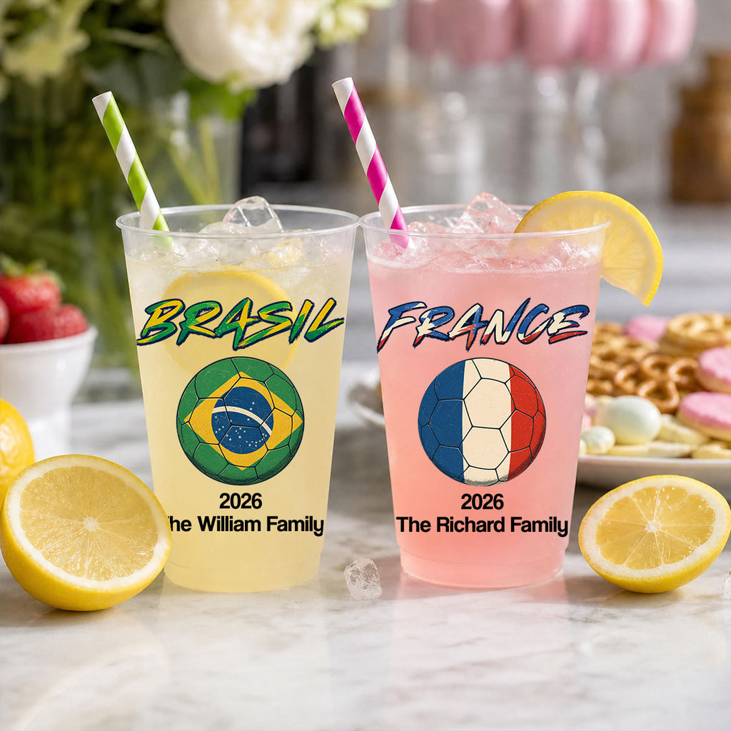 Global Tournament - Personalized Frosted Cup