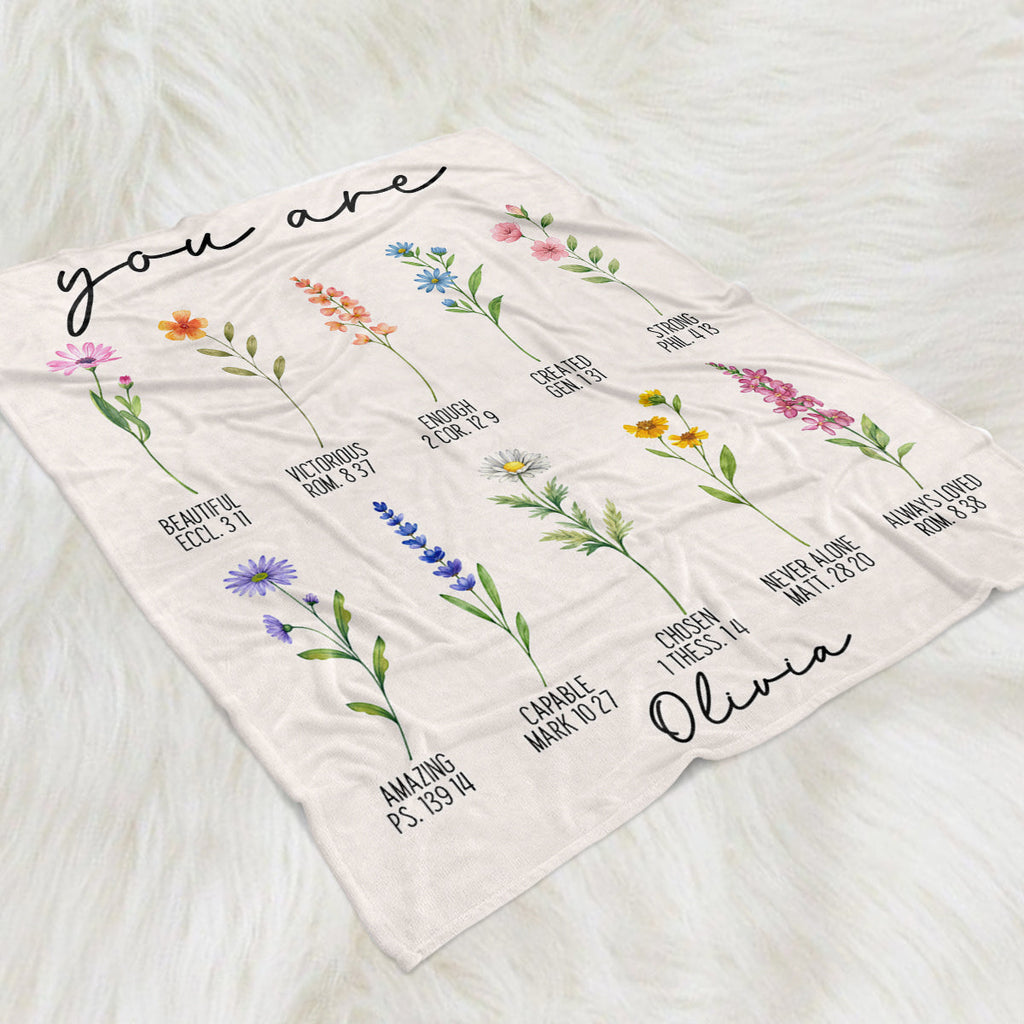 You Are Inspiring - Personalized Fleece Blanket