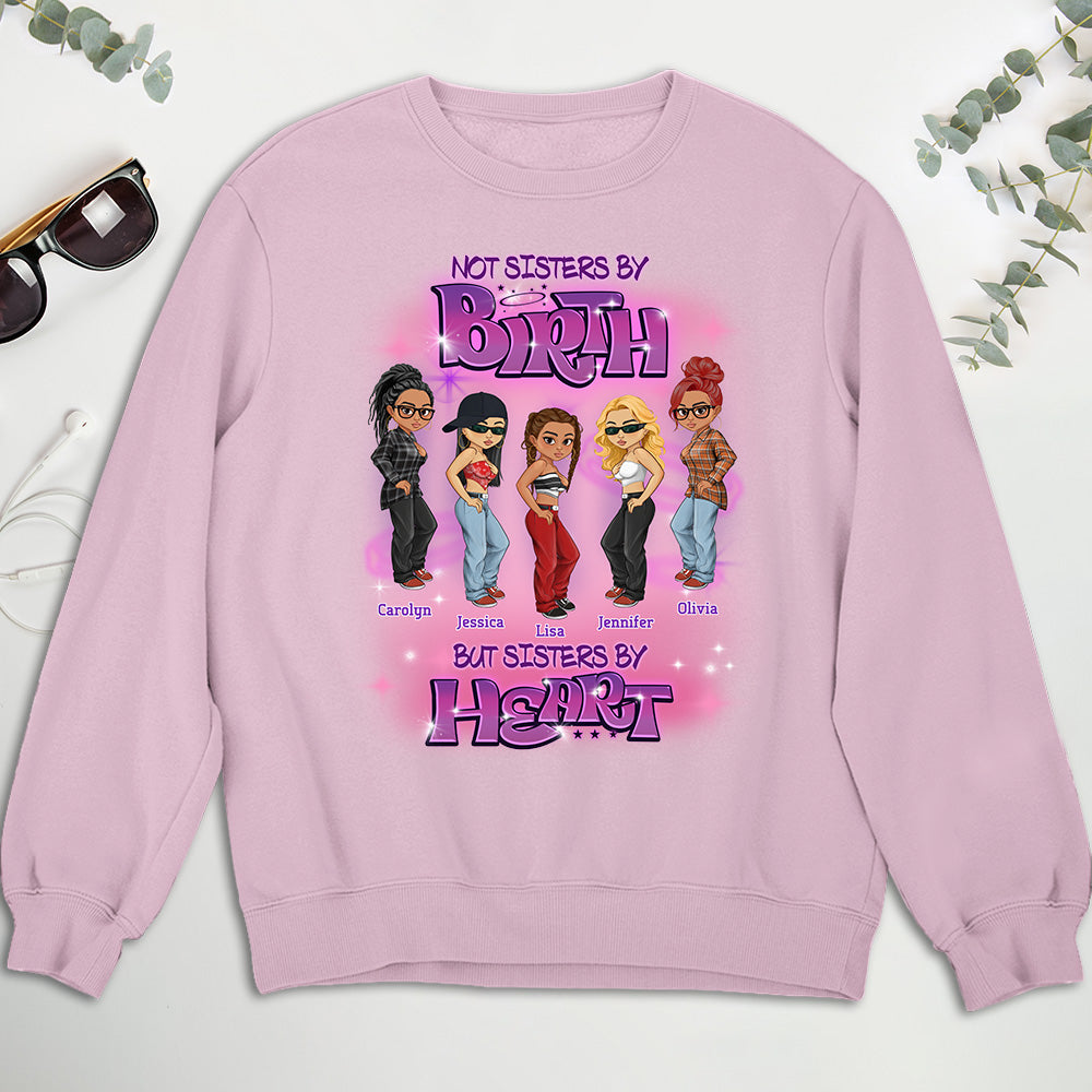 Custom Best Friend, Christmas & Birthday Friendship Keepsake Gift • Sister By Heart - Personalized Shirt