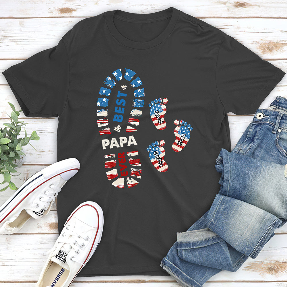Custom Father's Day, Special Gift for Dad & Grandpa • Best Dad Ever 2 - Personalized Shirt