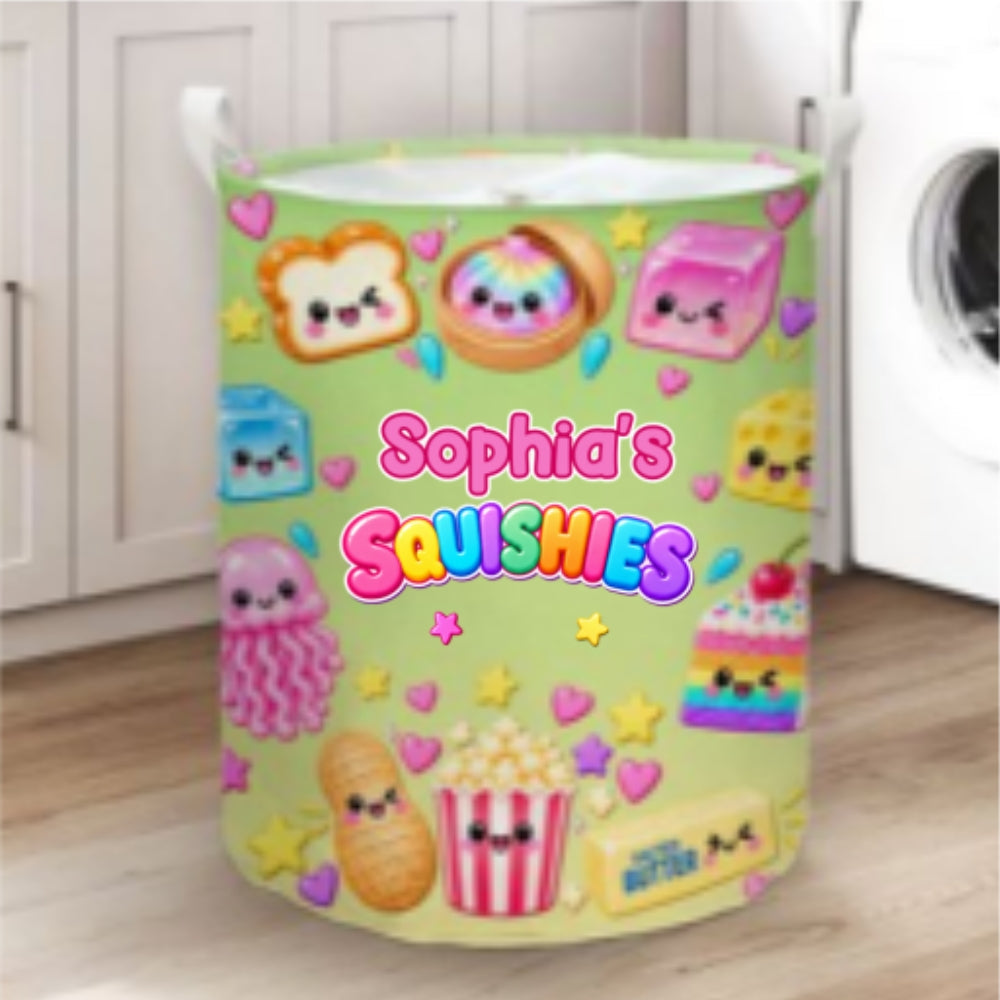 Squishy Love Lives Right Here - Personalized Basket