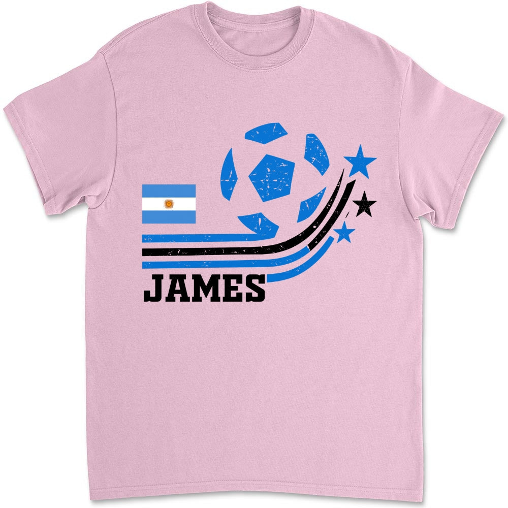 Custom Christmas & Birthday Keepsake Gift • Retro Football - Personalized Shirt
