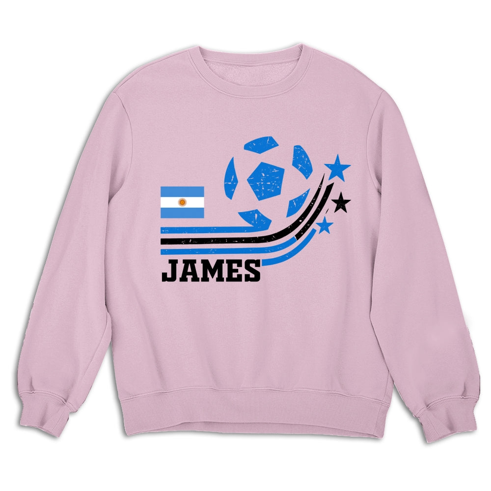 Custom Christmas & Birthday Keepsake Gift • Retro Football - Personalized Shirt
