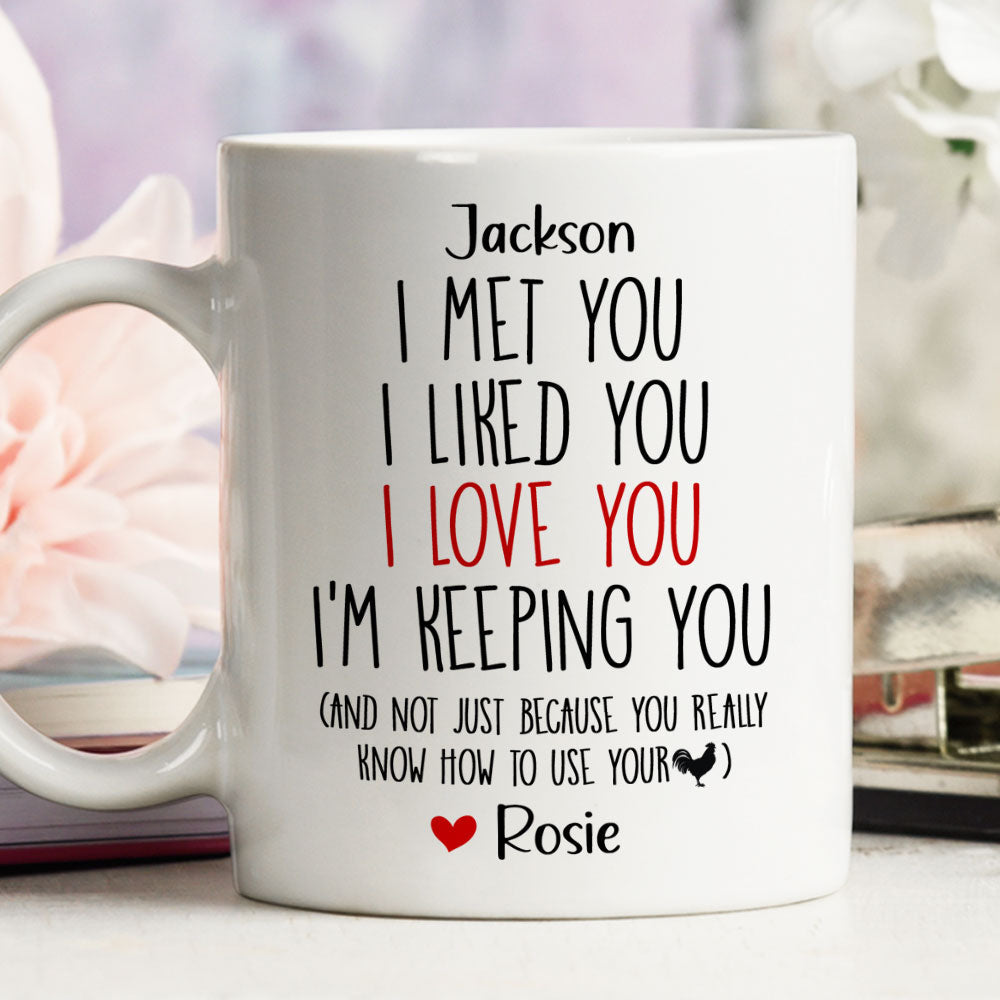 Custom Anniversary Keepsake Gifts For Couple • Not Just Because You Know How To Use It - Personalized Coffee Mug