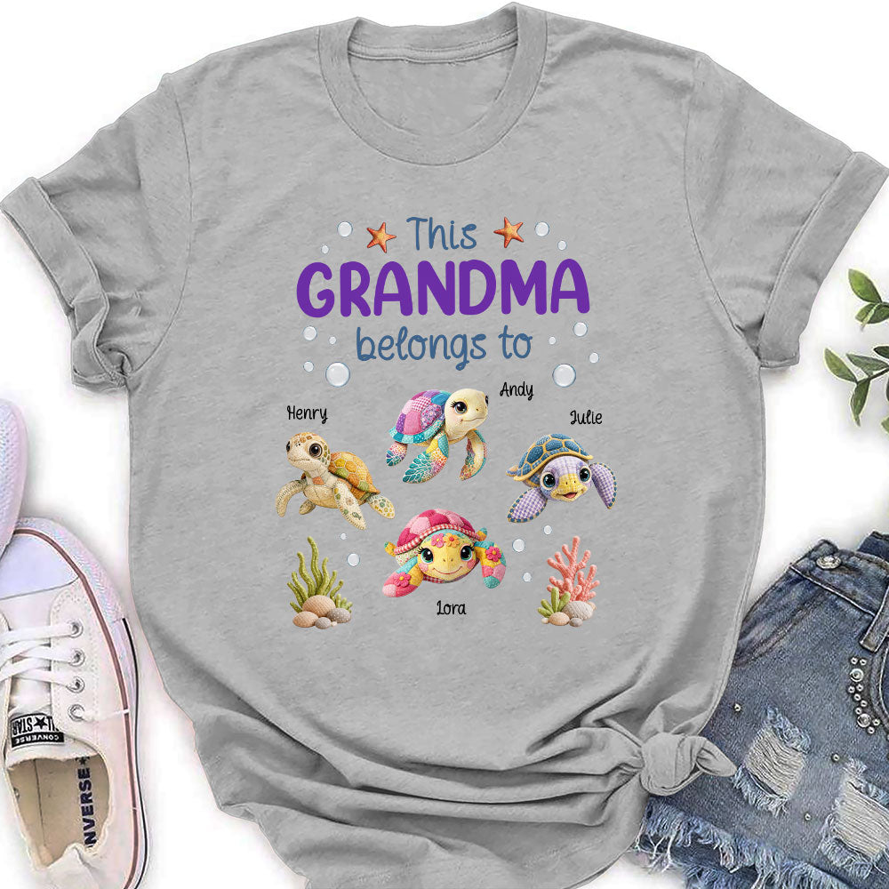 Custom Mother's Day Gift for Mom & Grandma • Little Turtle Of Nana - Personalized Shirt