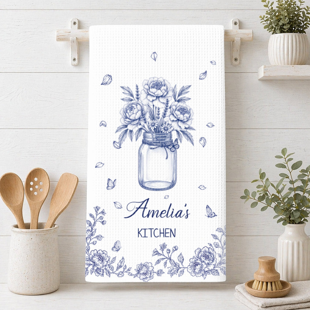 Kitchen In Bloom - Personalized Kitchen Towel
