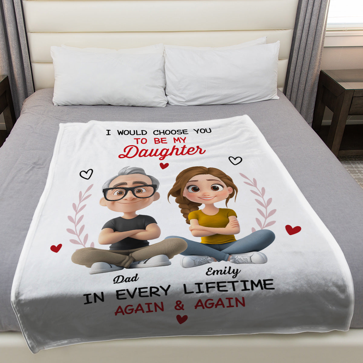 Always Choose You - Personalized Fleece Blanket