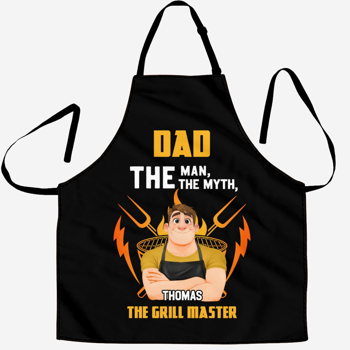 Dad Grills Like A Legend - Personalized Apron