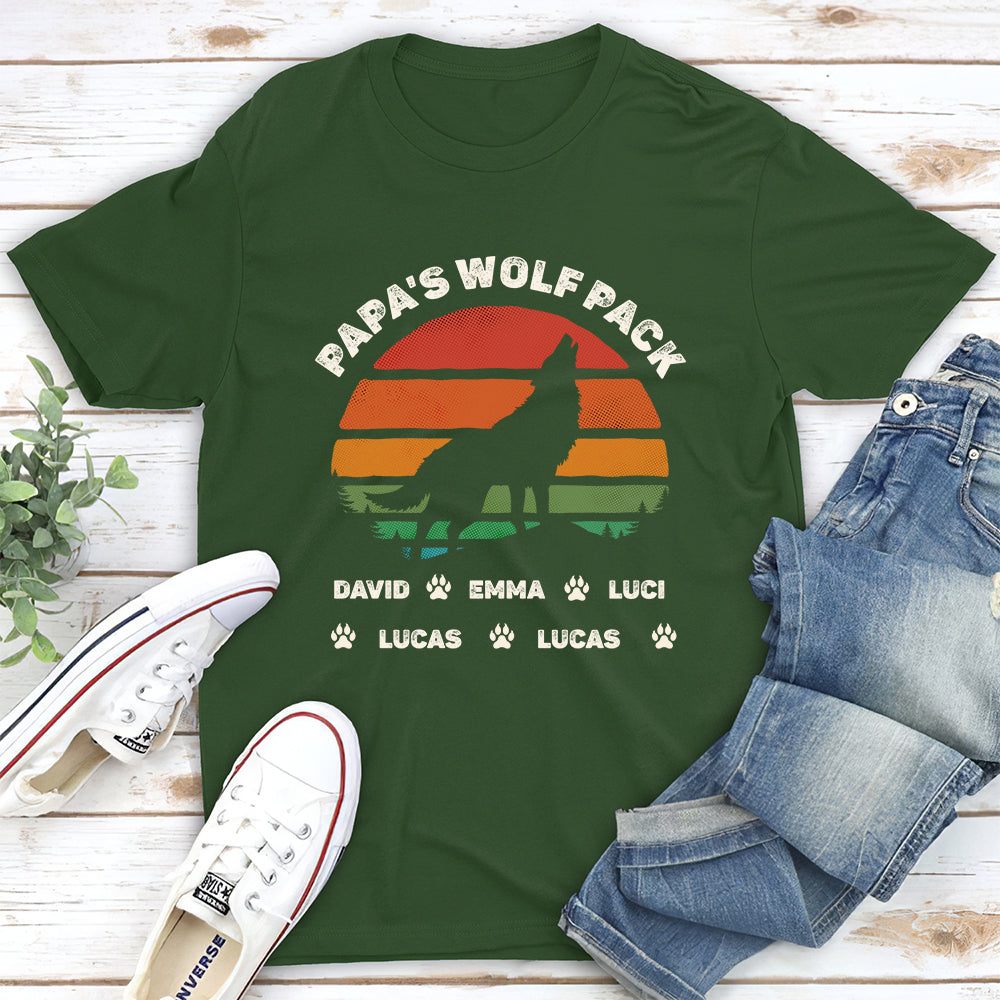 Custom Father's Day, Special Gift for Dad & Grandpa • Papa Pack - Personalized Shirt