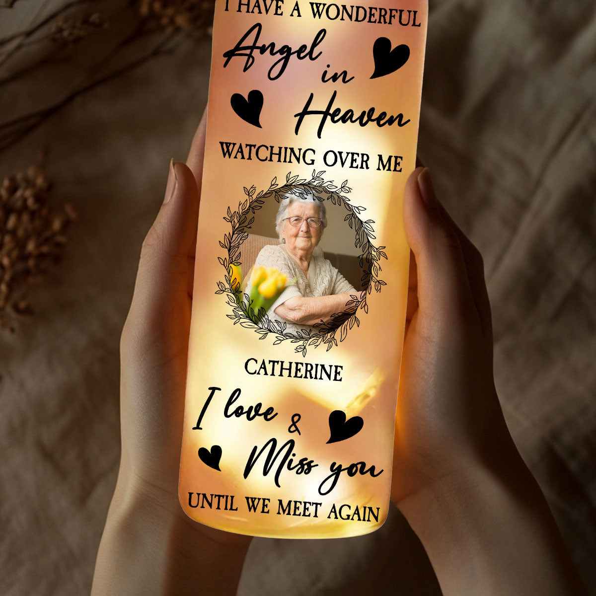 I Really Miss You - Personalized Bottle Lamp