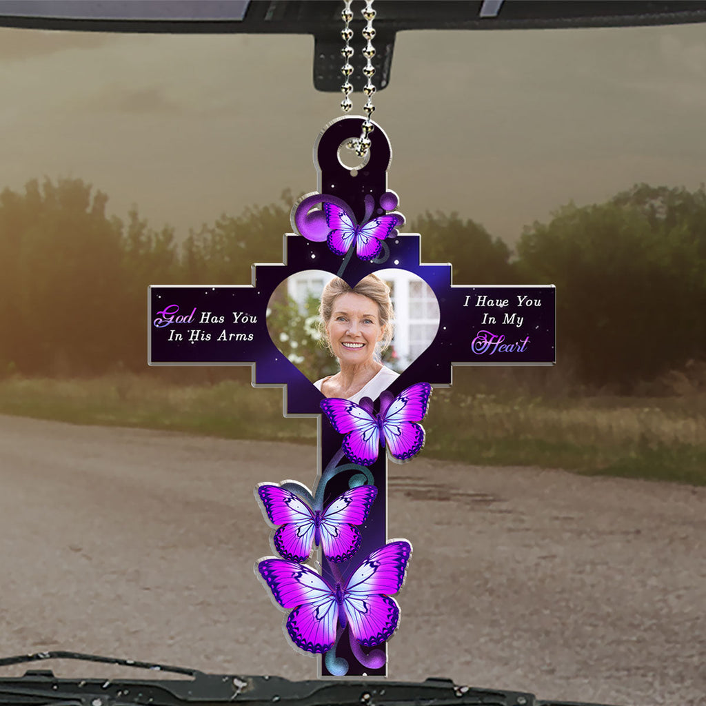 God Has You - Personalized Car Ornament