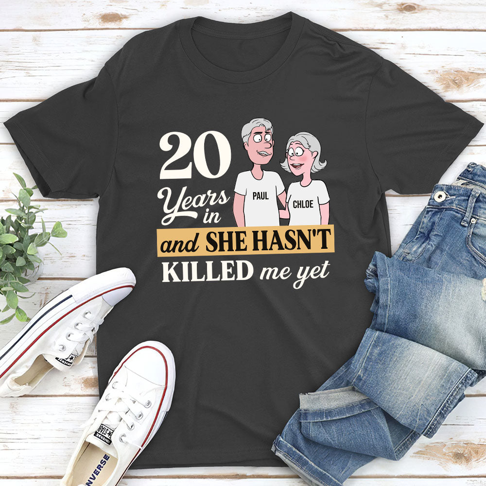 Custom Anniversary Keepsake Gifts For Couple • Years In - Personalized Classic T-shirt