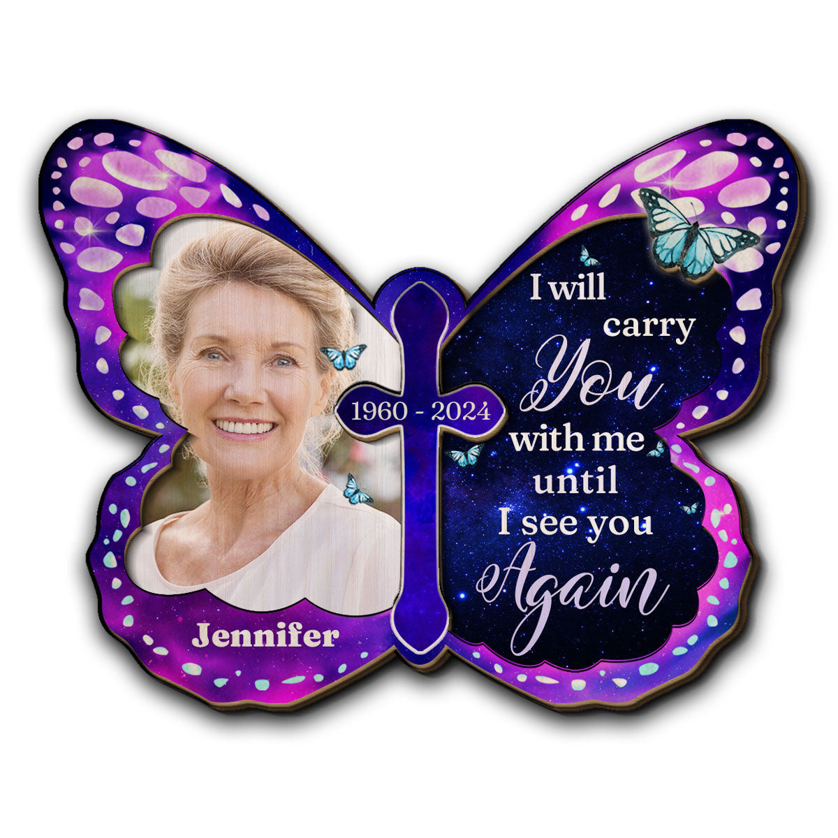 Always Beside You - Personalized Car Visor Clip