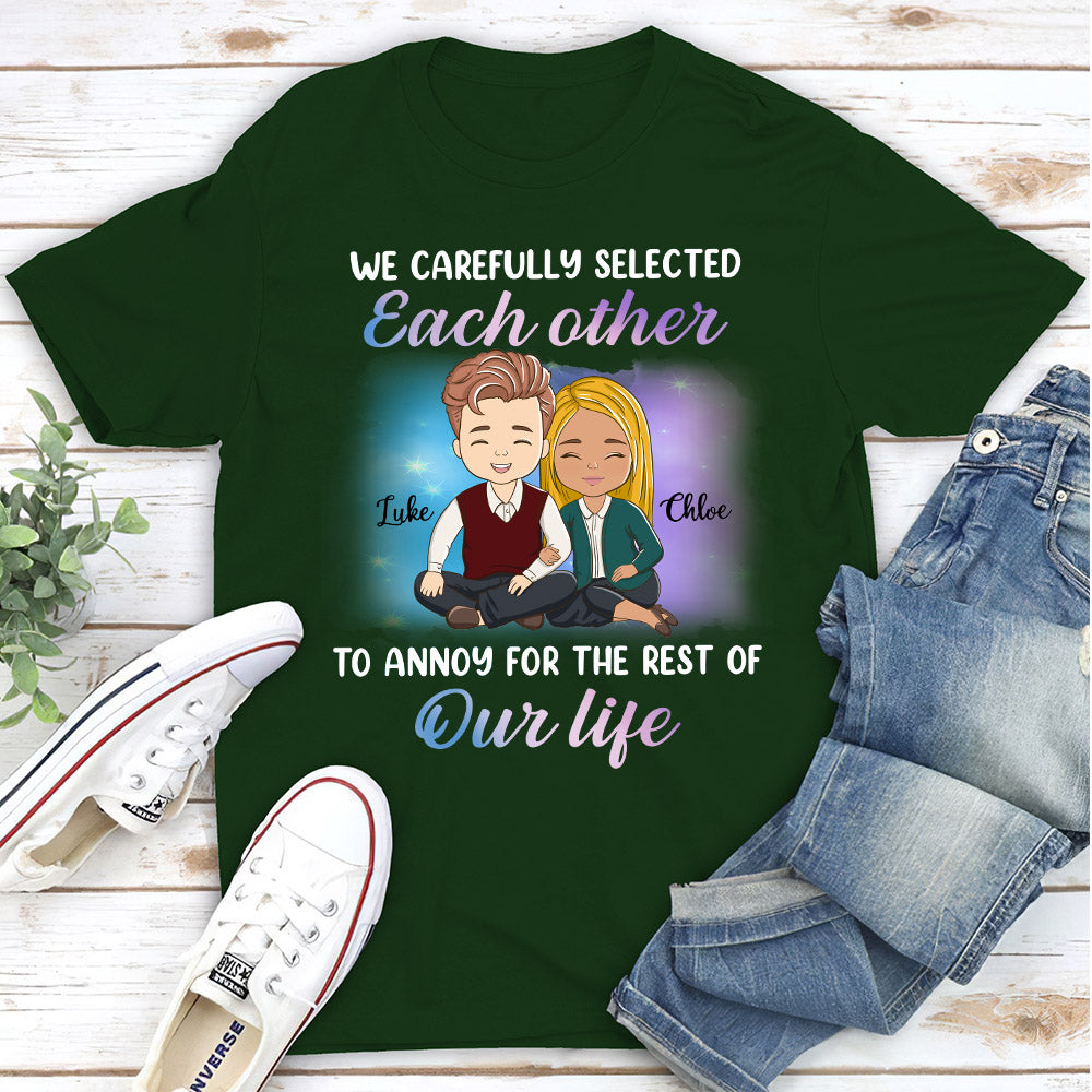 Custom Anniversary Keepsake Gifts For Couple • For The Rest Of Our Life - Personalized Classic T-shirt